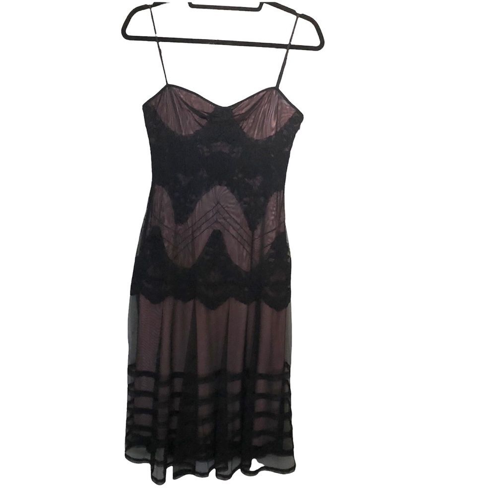 BCBGMaxAzria Lace midi dress